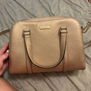 Rose gold Kate Spade purse